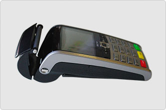 How to change the Roll / Refill in your Credit Card Machine / PDQ Step 1