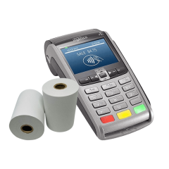 Ingenico iWL258 - With Round Back Credit Card Machine PDQ Rolls Thermal Receipt Paper Till Rolls
