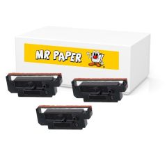 CITIZEN IDP562 (IR51) 2493FN-BR INK CASSETTE BLACK/RED - PACK OF 5