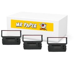 CITIZEN DP600 INK CASSETTE BLACK/RED - 2880FN-BR - PACK OF 5