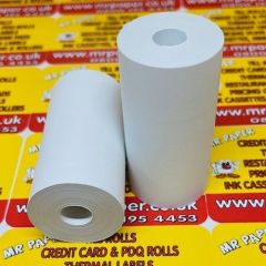 57mm x 30mm Coreless Thermal Receipt Paper Credit Card Machine PDQ Till Rolls
