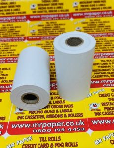 57mm x 35mm Thermal Receipt Paper Credit Card Machine PDQ Till Rolls