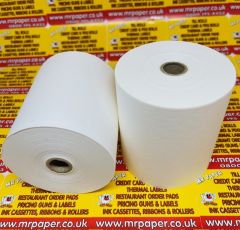 Drystream Laundry Rolls Dry Cleaning Rolls Wet Strength Receipt Rolls White 76mm x 76mm