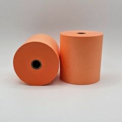 Drystream Laundry Rolls Dry Cleaning Rolls Wet Strength Receipt Rolls Orange 76mm x 76mm