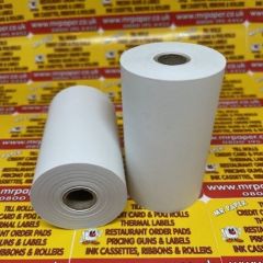 754mm x 46mm Thermal Receipt Zebra Parking Ticket Paper Till Rolls