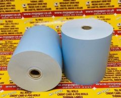 80mm x 80mm Thermal Receipt Printer Paper Till Rolls Blue