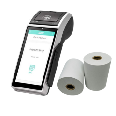 AMP 8200 Credit Card Machine PDQ Rolls Thermal Receipt Paper Till Rolls