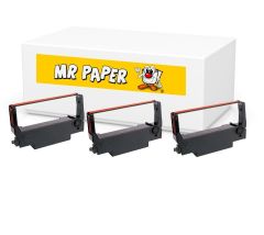 EPSON ERC30 INK CASSETTE Black/Red - PACK OF 3