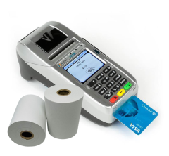 Payzone FD-130 Credit Card Machine PDQ Rolls Thermal Receipt Paper Till Rolls