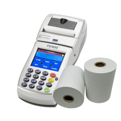 First Data FD400/400GT/400Ti Credit Card Machine PDQ Rolls Thermal Receipt Paper Till Rolls