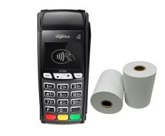 Ingenico iCT250 Credit Card Machine PDQ Rolls Thermal Receipt Paper Till Rolls