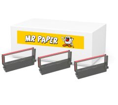 EPSON ERC39 INK CASSETTE BLACK/RED - PACK OF 3