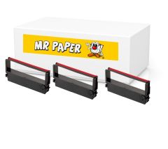 IR41 INK CASSETTE BLACK/RED - PACK OF 3