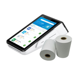 Pax A800 Credit Card Machine PDQ Rolls Thermal Receipt Paper Till Rolls