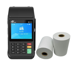 Pax D230 Credit Card Machine PDQ Rolls Thermal Receipt Paper Till Rolls