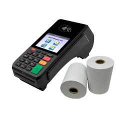 Pax Q92 Credit Card Machine PDQ Rolls Thermal Receipt Paper Till Rolls