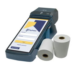 Paypoint Mini Credit Card Machine PDQ Rolls Thermal Receipt Paper Till Rolls