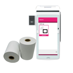 Payzone Plus Credit Card Machine PDQ Rolls Thermal Receipt Paper Till Rolls