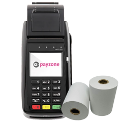 Payzone xAPT-103 (PE/PEW) Credit Card Machine PDQ Rolls Thermal Receipt Paper Till Rolls