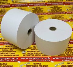 44mm x 80mm Single Ply Paper A-Grade 1 Ply Till Roll