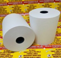 82mm  x 76mm Single Ply A-Grade Receipt Paper Till Rolls