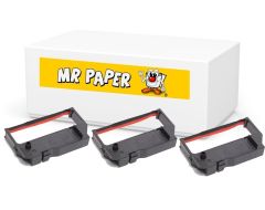 STAR SP500 INK CASSETTE BLACK/RED - PACK OF 3