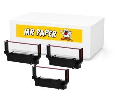 STAR SP700 INK CASSETTE BLACK/RED - PACK OF 3 