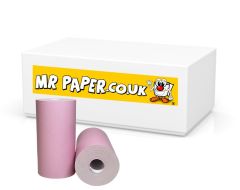 57mm x 40mm Thermal Receipt Paper Till Rolls Pink