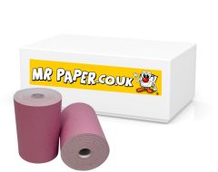 57mm x 40mm Thermal Receipt Paper Till Rolls Pink