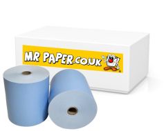 80mm x 80mm Thermal Receipt Printer Paper Till Rolls Blue