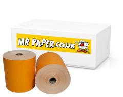 80mm x 80mm Thermal Receipt Printer Paper Till Rolls Orange