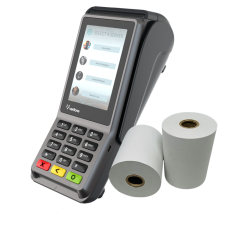Verifone V400M Credit Card Machine PDQ Rolls Thermal Receipt Paper Till Rolls