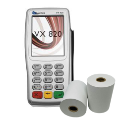 Verifone VX-820 Credit Card Machine PDQ Rolls Thermal Receipt Paper Till Rolls