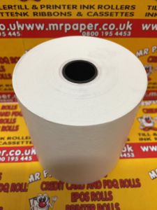 Coreless Thermal PDQ Rolls Elavon iWL252  Without Round Back 25mm Dia